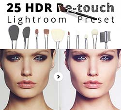 LR预设－HDR润肤(25个)：25 HDR Retouch Preset